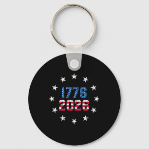 Porte-clés 250e anniversaire pocket Usa 250e drapeau américai