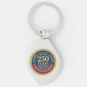 Porte-clés 250e anniversaire USA patriotique 1776–2026