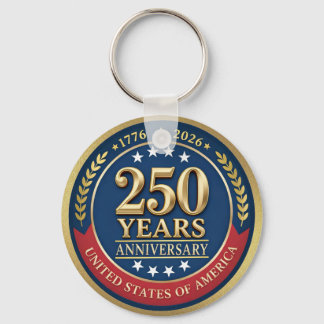 Porte-clés 250e anniversaire USA patriotique | 1776–2026
