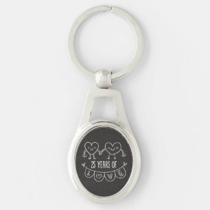 Porte-clés 25e Anniversary Poison Chalk Hearts