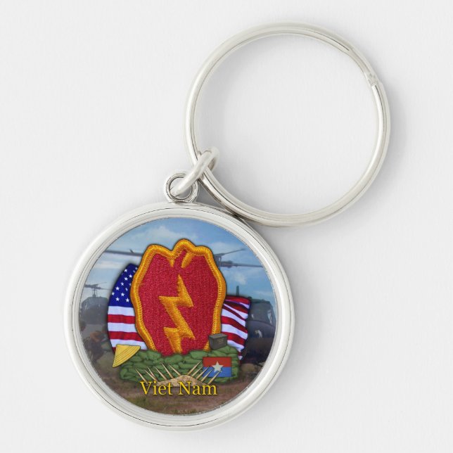 Porte-clés 25e division d'infanterie vétérans vietnam Keych (Devant)