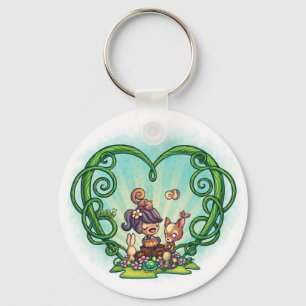 Porte-clés 2 1/4" porte - clé de chanson de forêt