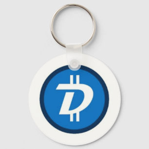 Porte-clés 2,25" porte - clé de base de Digibyte de bouton