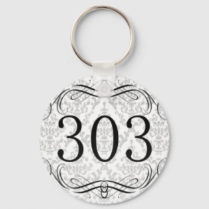 Porte-clés 303 Indicatif régional