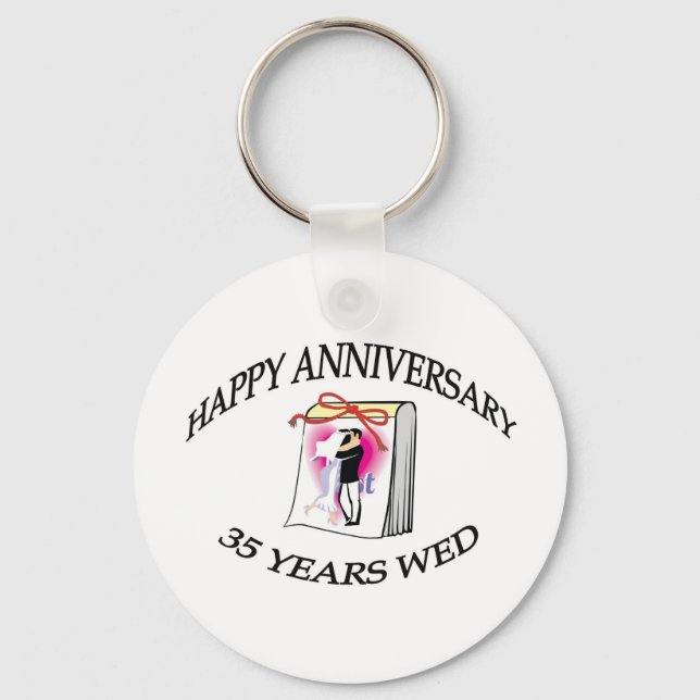 Porte-clés 35ème. ANNIVERSAIRE (Recto)