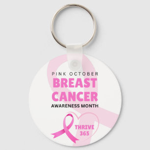 Porte-clés 365 Mois de sensibilisation au cancer du sein 2024