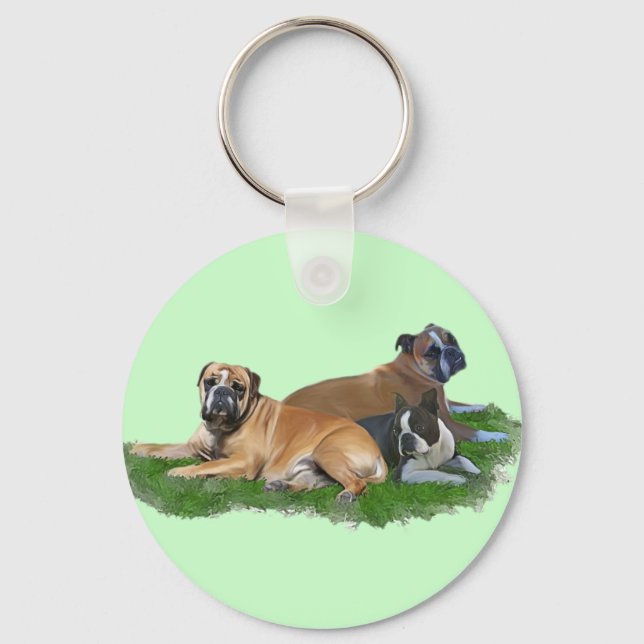 Porte-clés 3 cerubs (Recto)