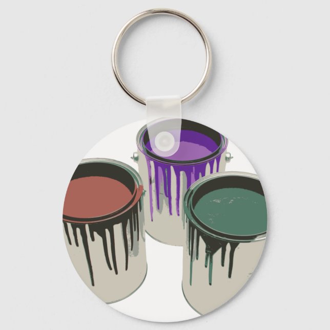 Porte-clés 3 gallons de peinture (Recto)