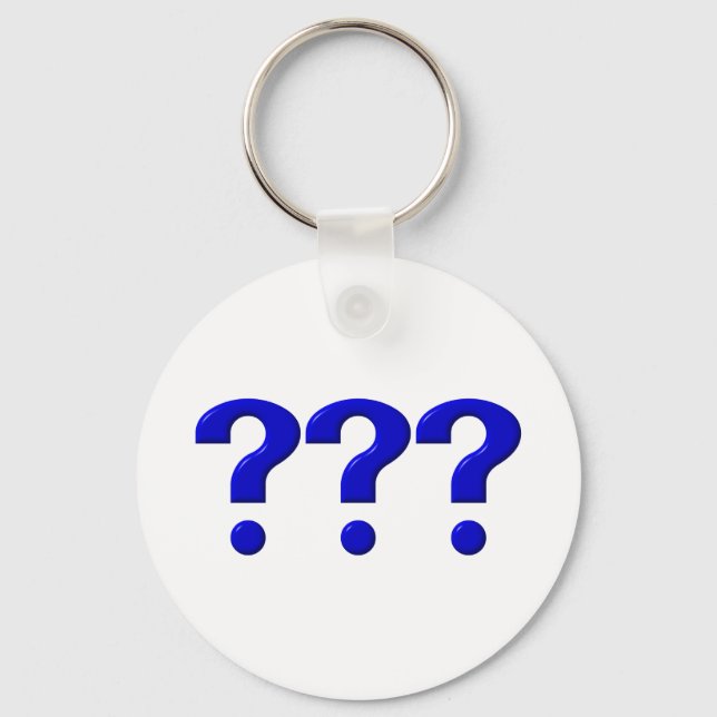 Porte-clés 3 Points de question (Recto)