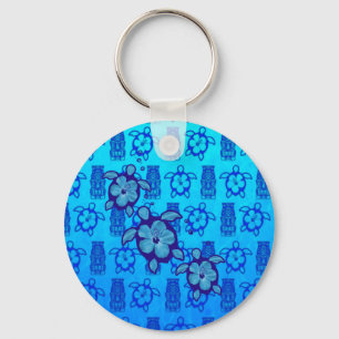 Porte-clés 3 tortues bleues de Honu