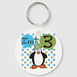 Porte-clés 3ème Pingouin T-shirts et cadeaux d'anniversaire