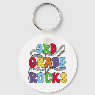 Porte-clés 3èmes roches multicolores de catégorie