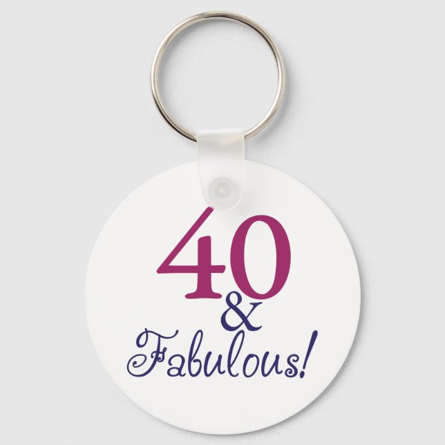 Porte-clés 40 et fabuleux (40e anniversaire) (Recto)