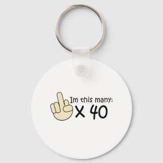 Porte-clés 40e anniversaire