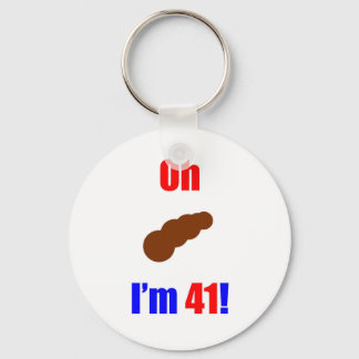 Porte-clés 41 Oh (Photo de Poo) J'ai 41 ans !
