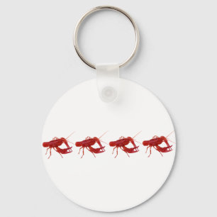 Porte-clés 4 écrevisses cuites