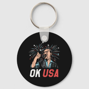 Porte-clés 4 juillet Ok États-Unis Bloodsport
