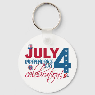 Porte-clés 4 JUILLET porte - clé des célébrations