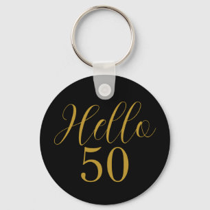 Porte-clés 50e anniversaire Black Gold Anniversaire