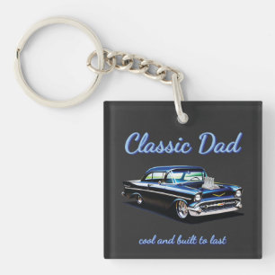 Porte-clés '57 Muscle bague de clé de voiture, père classique