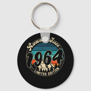 Porte-clés 58 ans Vintage 58ème année Anniversaire 1964
