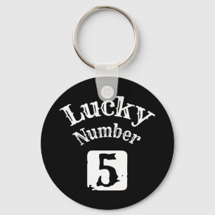 Porte-clés 5 - Lucky Numéro 5 Chuck