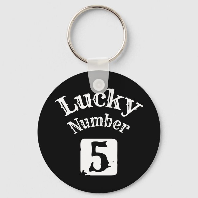 Porte-clés 5 - Lucky Numéro 5 Chuck (Recto)