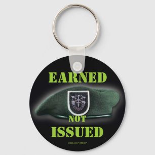 Porte-clés 5th special forces flash green berets Keychain