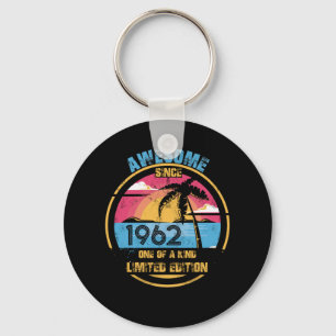 Porte-clés 60 ans Awesome depuis 1962 60e anniversaire