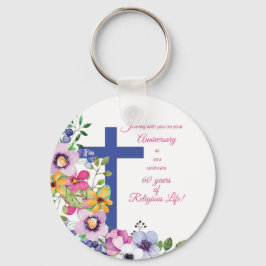 Porte-clés 60e Anniversaire, Nun, Religious Life Cross