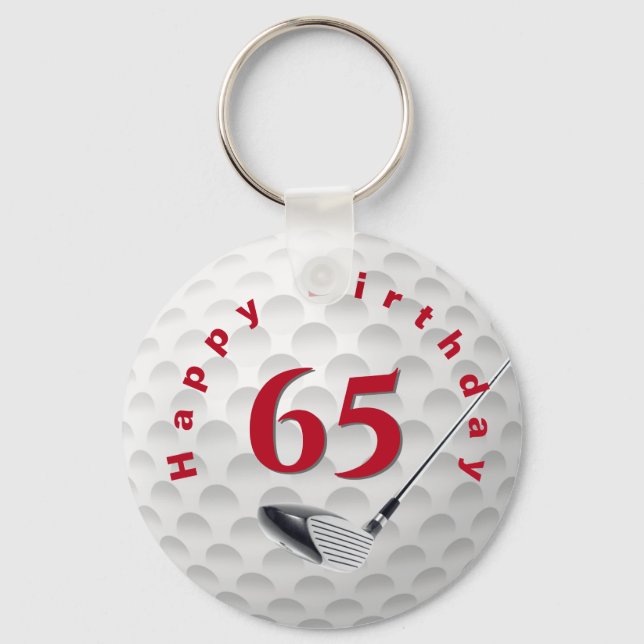 Porte-clés 65e anniversaire Golf Ball (Recto)