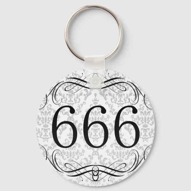 Porte-clés 666 Indicatif régional (Recto)