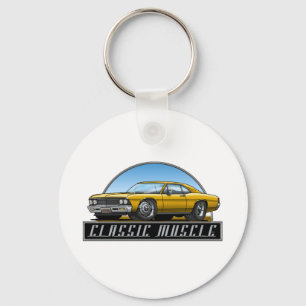 Porte-clés 66_Chevelle_Gold