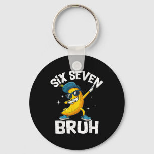Porte-clés 67 Bruh Dabbing Banane Six Sept Mème 6 7 Bananes
