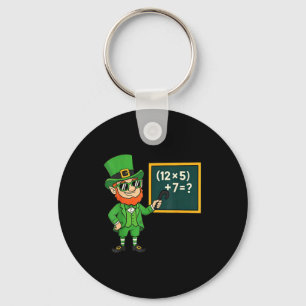 Porte-clés 67 drôle St Patricks Day professeur de mathématiqu