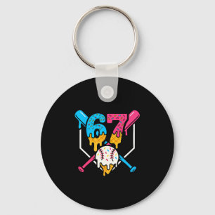 Porte-clés 67 Glace Goutte Vendre Mème Six Sept Gen Alpha Sl