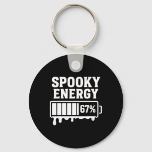 Porte-clés 67 Halloween Énergie Surnaturelle Brainrot Meme Si