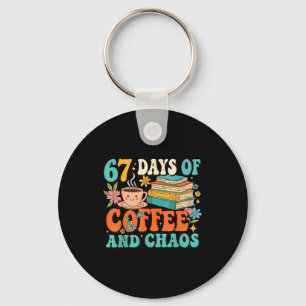 Porte-clés 67 Jours d'amant de café et de chaos drôle 67 mème