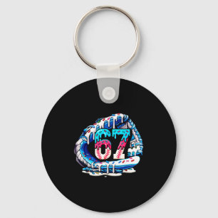 Porte-clés 67 Meme Argot Gant de Baseball Drip Glace Six Se