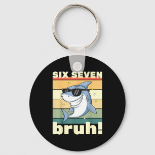 Porte-clés 67 Meme Drôle Six Sept Bruh 6-7 Meme Enfants Garço