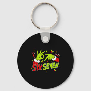 Porte-clés 67 Meme humour 6-7 Drôle Six Sept Noël