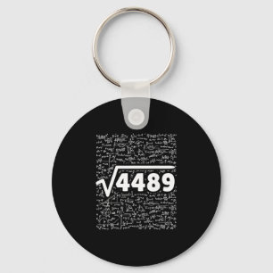 Porte-clés 67 Mème Racine Carrée 4489 Faites Le Calcul Drôle 