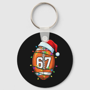 Porte-clés 67 Mème Six Sept Football Père Noël Noël Drôle M