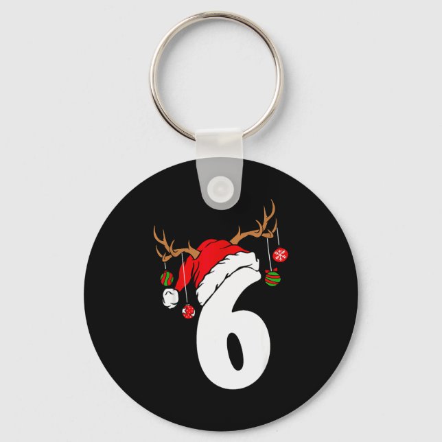 Porte-clés 6 7 Six Seven Gen Z Alpha Meme Slang Merry Christm (Recto)