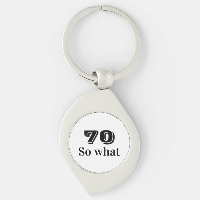Porte-clés 70 donc ce Drôle Dit 70e Anniversaire (Devant)
