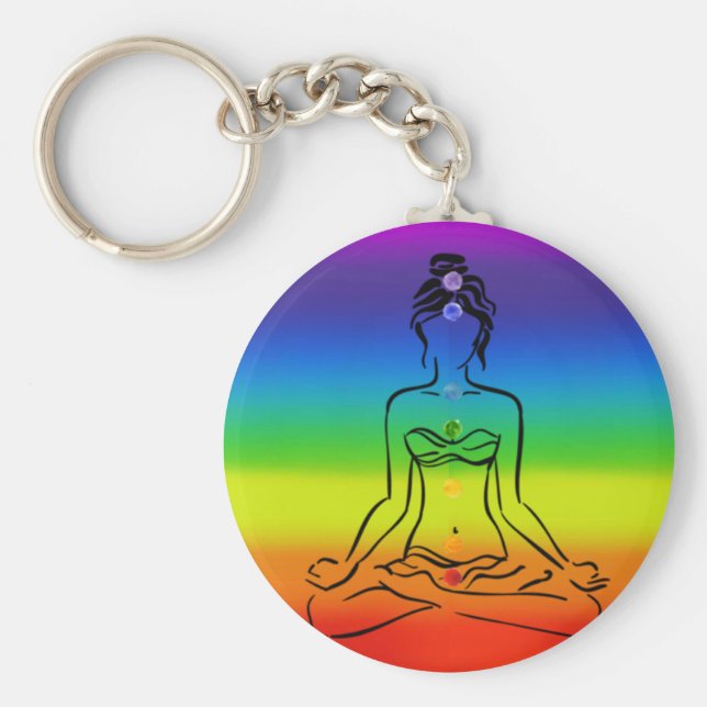 Porte-clés 7 chakras (Devant)