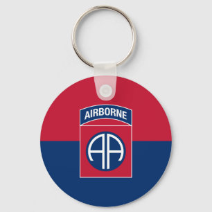 Porte-clés 82e division aérienne Flag Military Vétéran