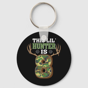 Porte-clés 8 Anniversaire Chasse Cerf 8 Anniversaire Chasseur