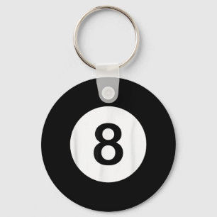 Porte-clés 8 Ball pool Hall Tees, poison de Shark Lover