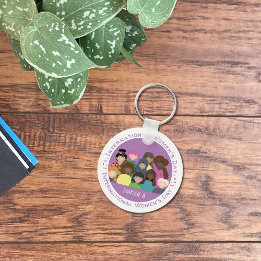 Porte-clés 8 mars Porte - clé de la Journée internationale de